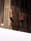 Metz cathédrale le buffet d'orgue en nid d'hirondelle